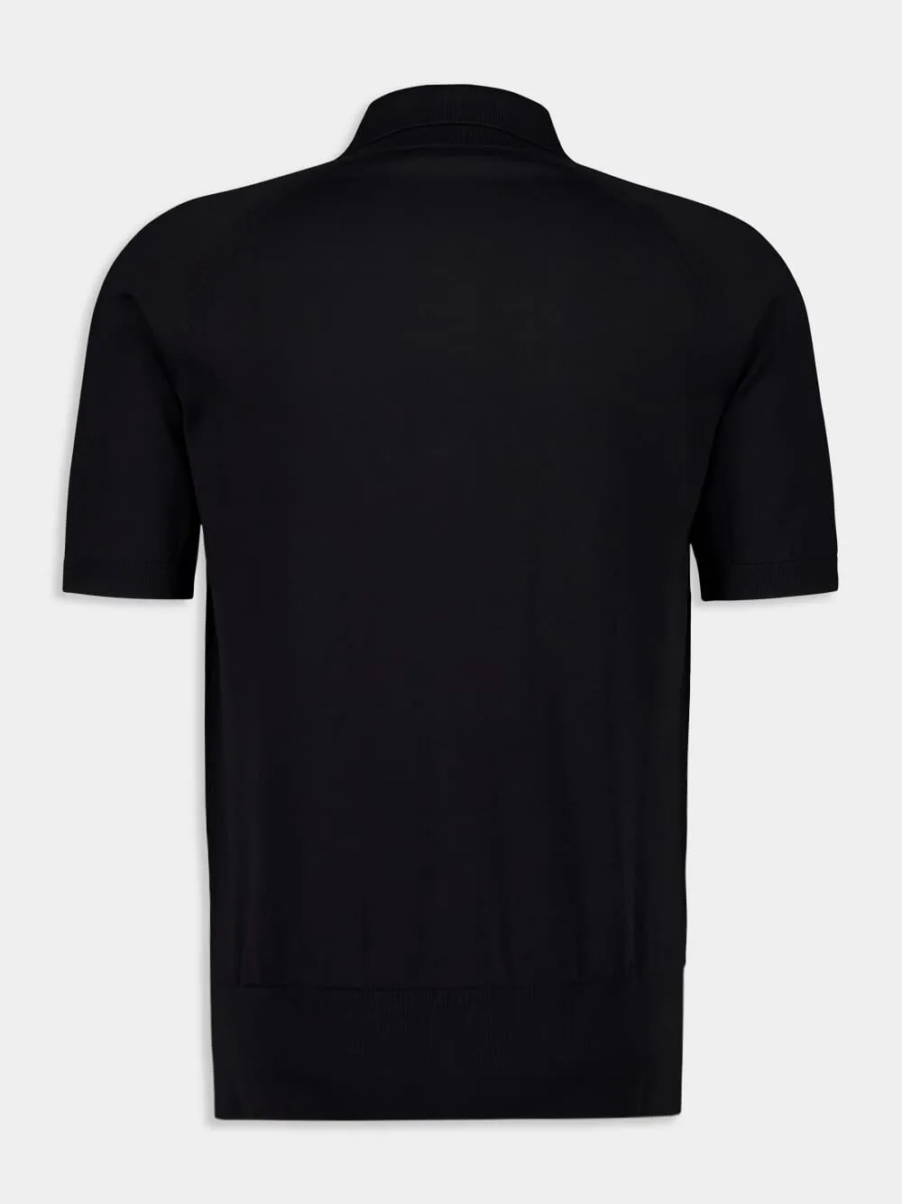Black Short-Sleeve Button-Up Shirt sold by Fashion Clinic product image thumbnail 2