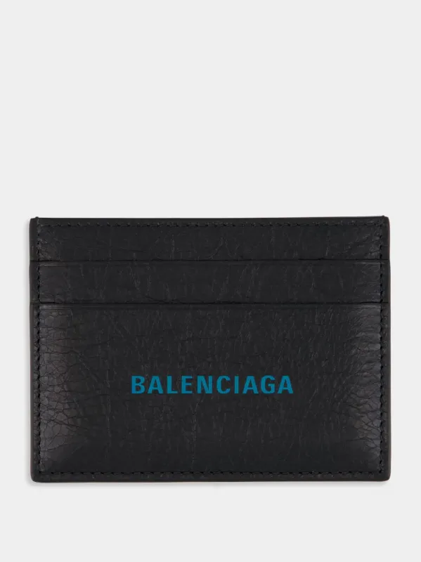 Black and Sky Blue Cash Card Holder sold by Fashion Clinic
