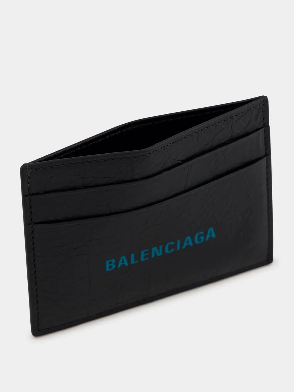 Black and Sky Blue Cash Card Holder sold by Fashion Clinic product image thumbnail 3