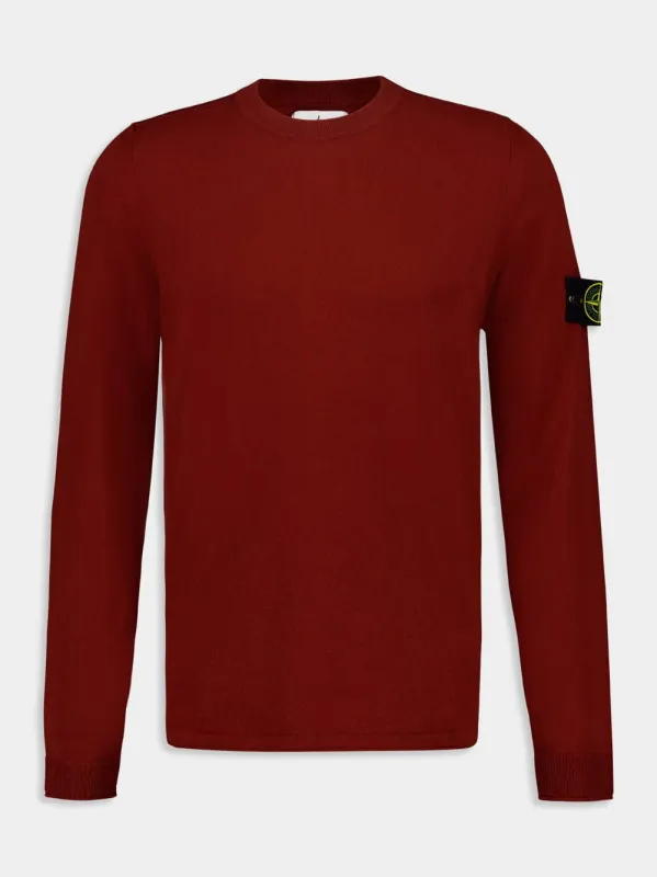 Copper Organic Cotton Crewneck Jumper sold by Fashion Clinic