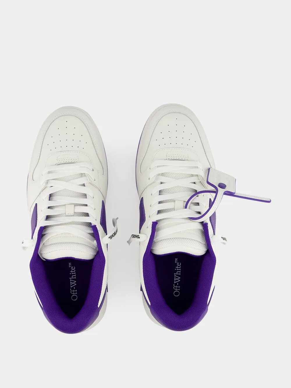 White and Purple Out Of Office Sneakers sold by Fashion Clinic product image thumbnail 4
