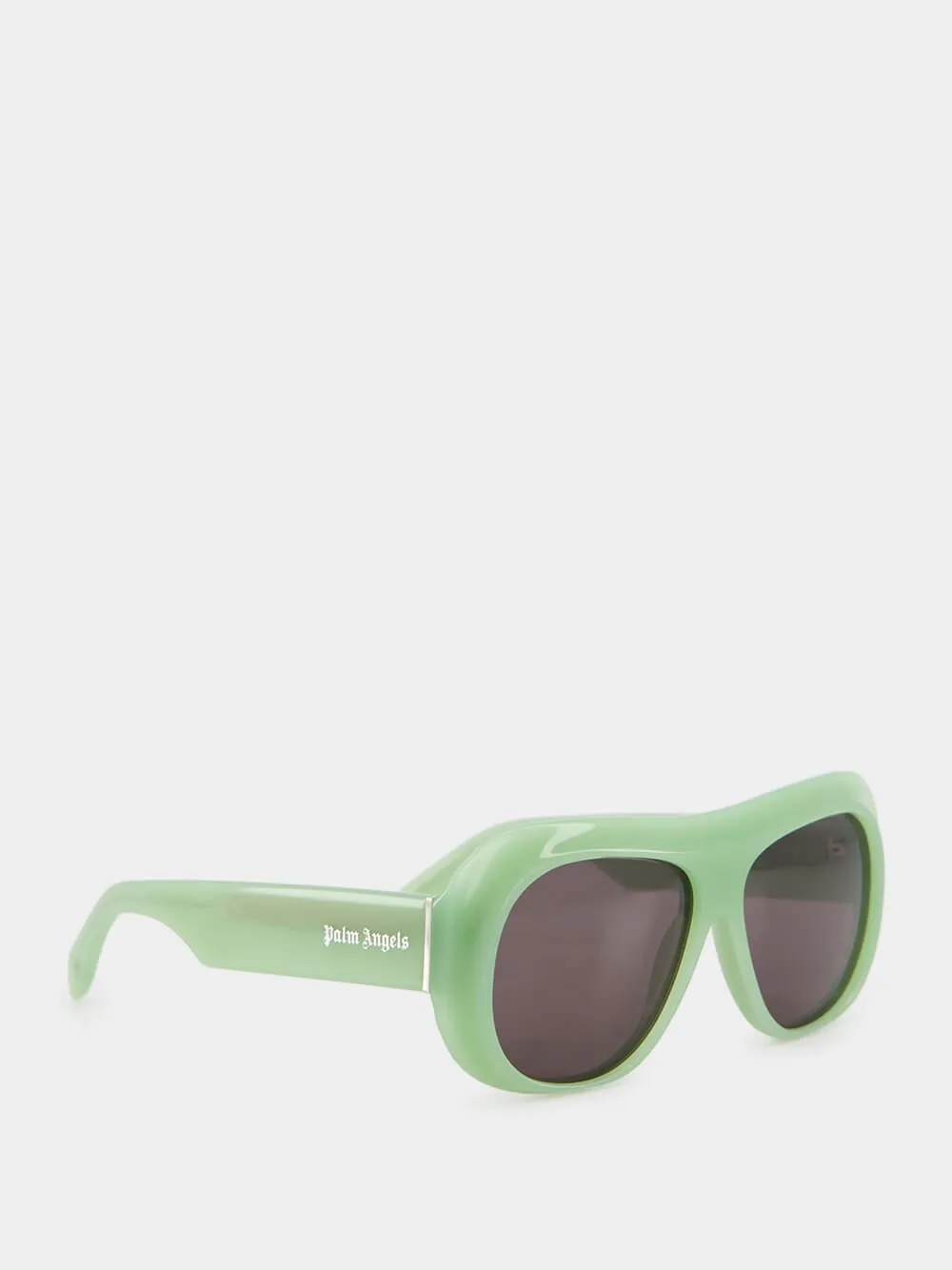Light Green Elfin Oversized Pilot Sunglasses sold by Fashion Clinic product image thumbnail 2