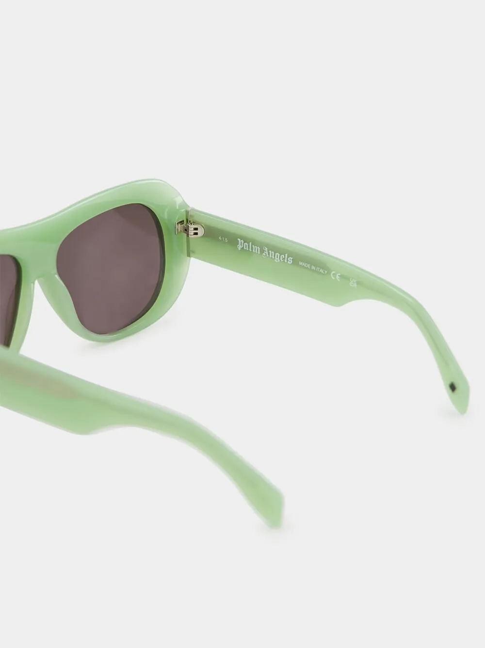 Light Green Elfin Oversized Pilot Sunglasses sold by Fashion Clinic product image thumbnail 4