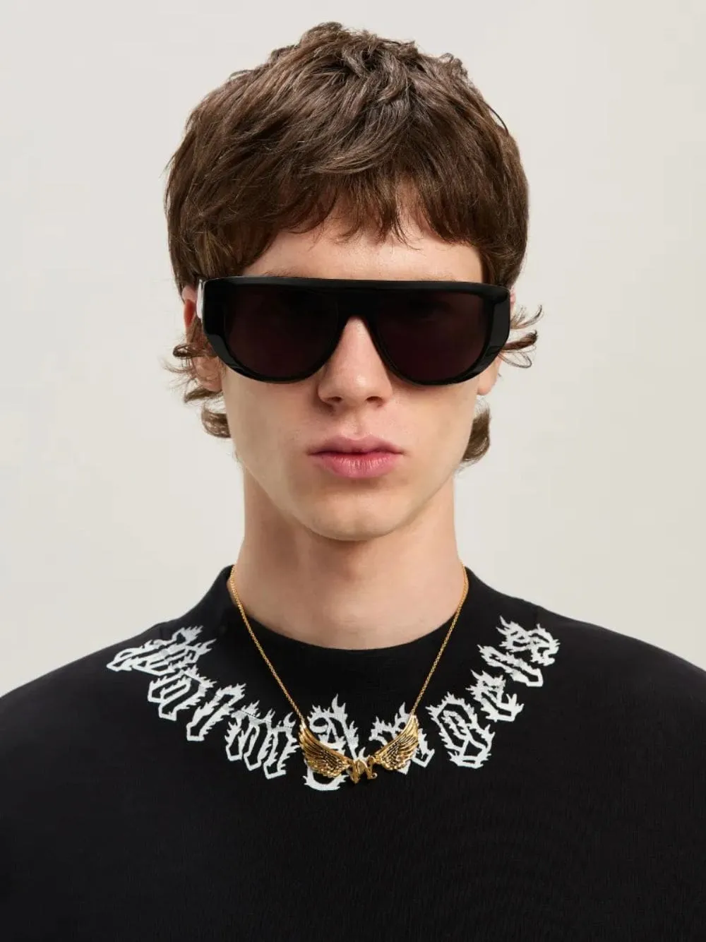 Black Joshua Mask Sunglasses sold by Fashion Clinic