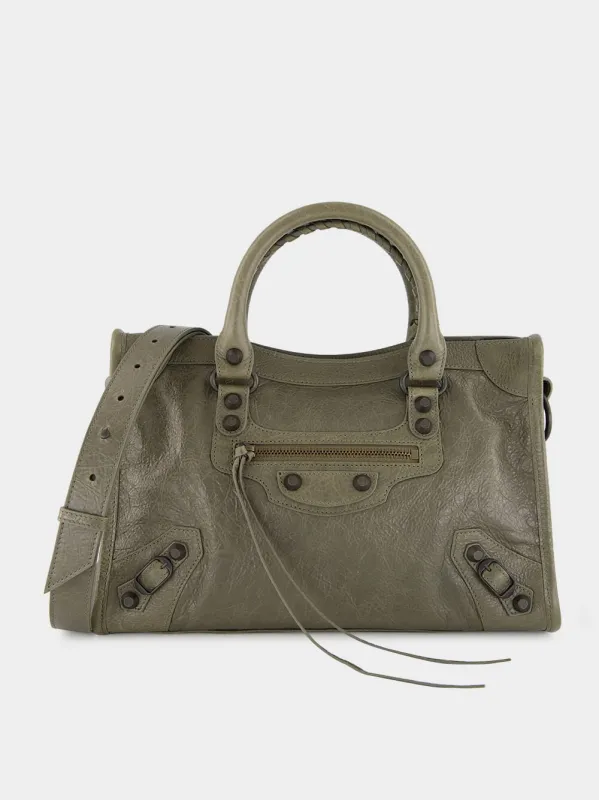 Le City Small Bag in Army Green sold by Fashion Clinic