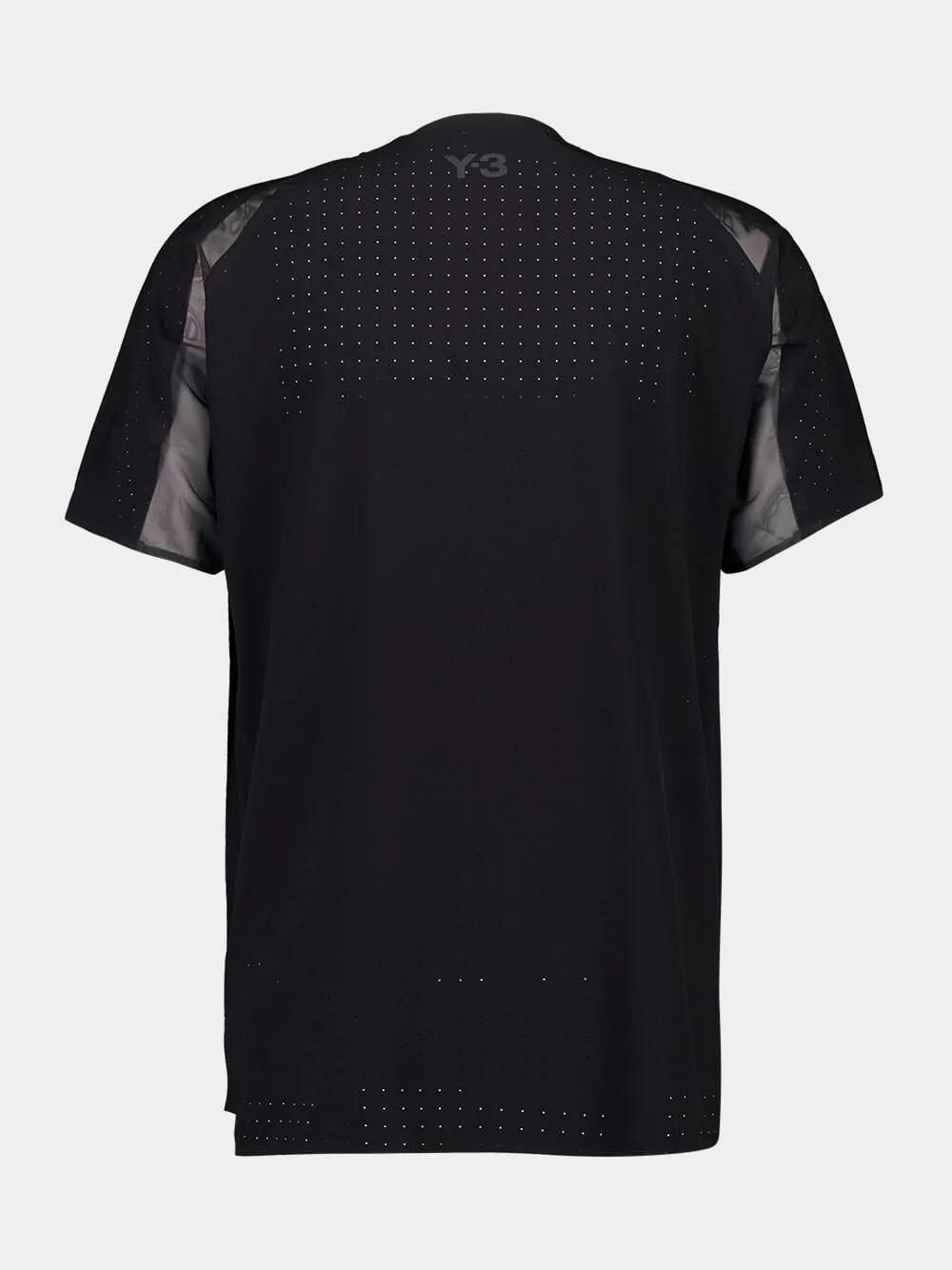 Black Running Short Sleeve T-Shirt sold by Fashion Clinic product image thumbnail 3
