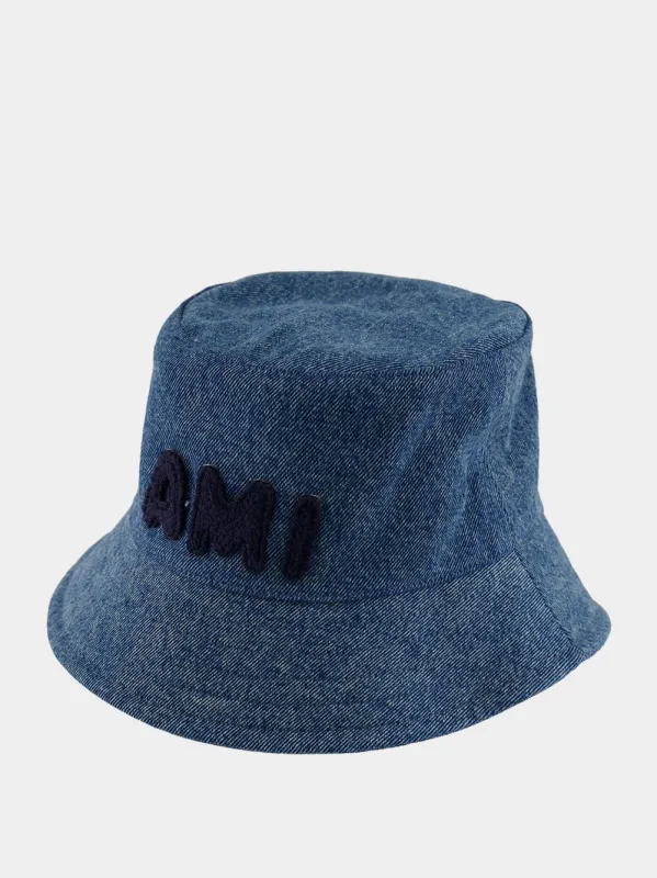 Blue Patch Bucket Hat sold by Fashion Clinic