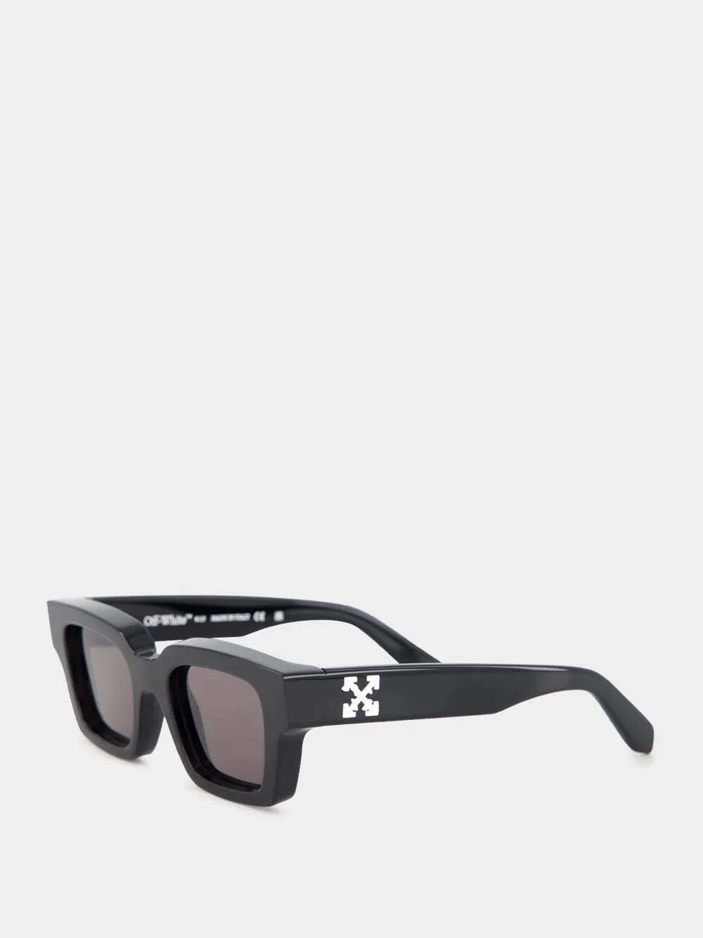 Black Virgil Square Sunglasses sold by Fashion Clinic product image thumbnail 3