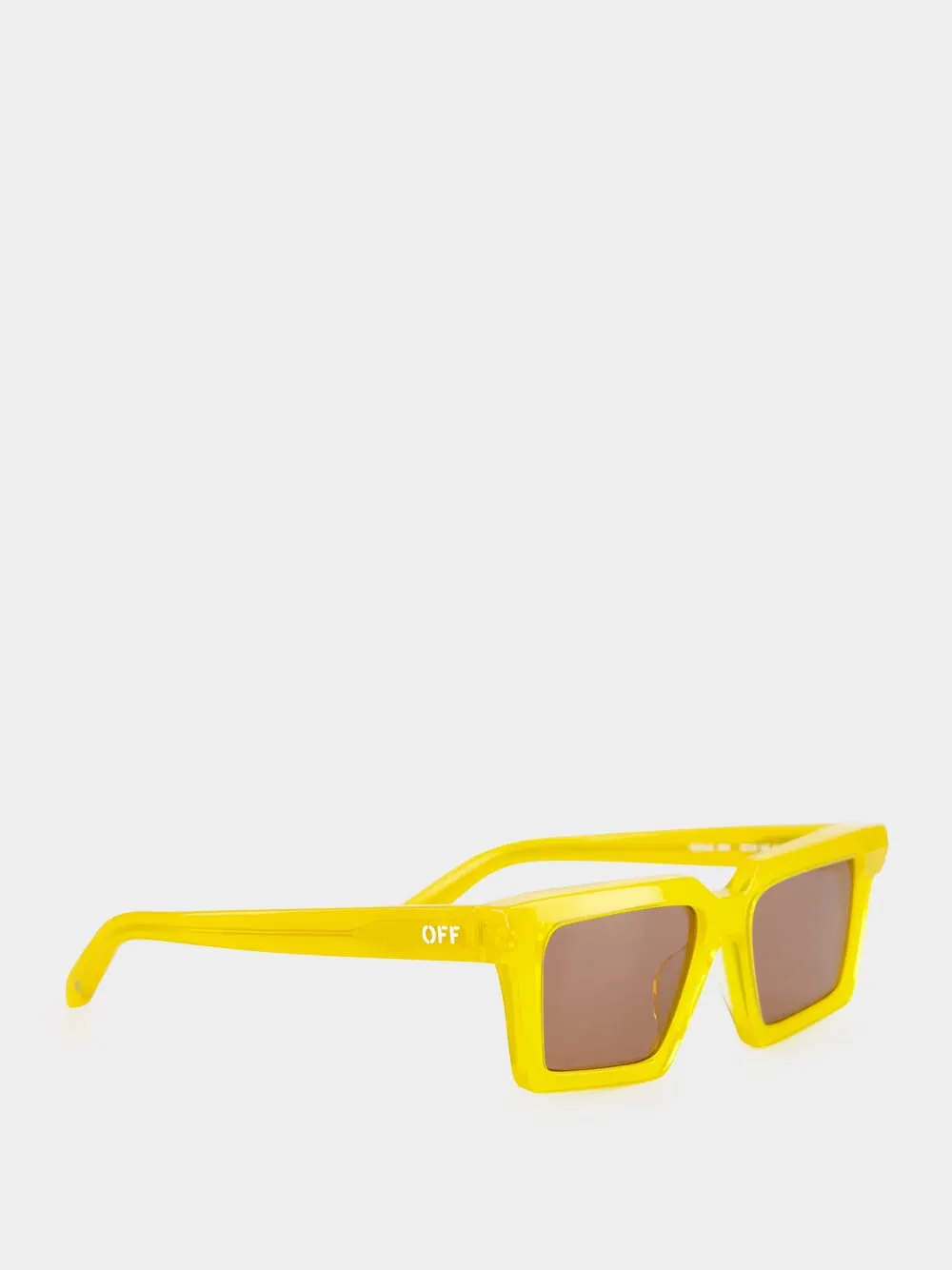 Yellow and Brown Windsor Sunglasses sold by Fashion Clinic product image thumbnail 2