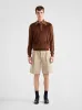 Cord Cotton Bermuda Shorts sold by Fashion Clinic