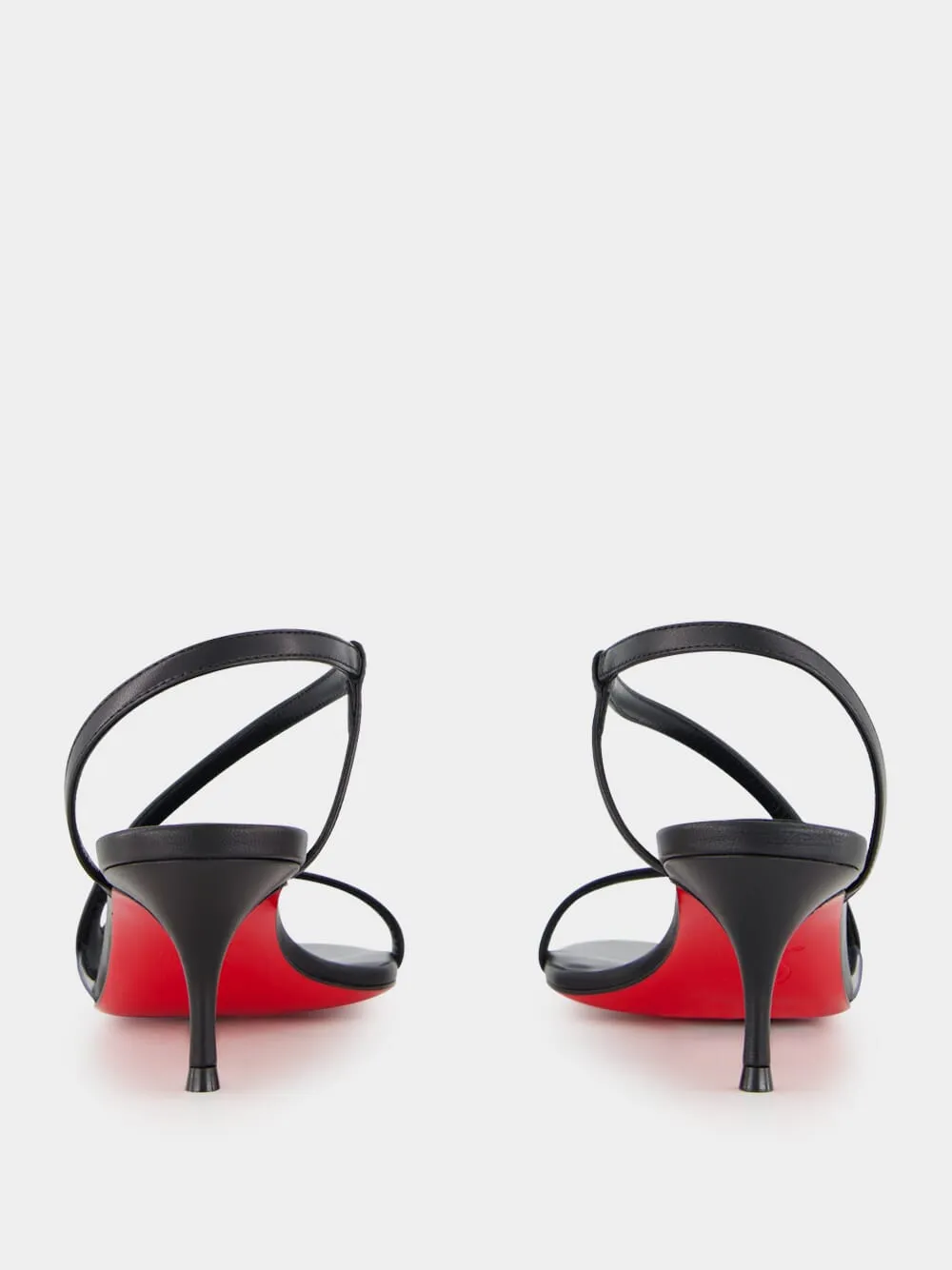 Black Leather Rosalie Sandals sold by Fashion Clinic product image thumbnail 5