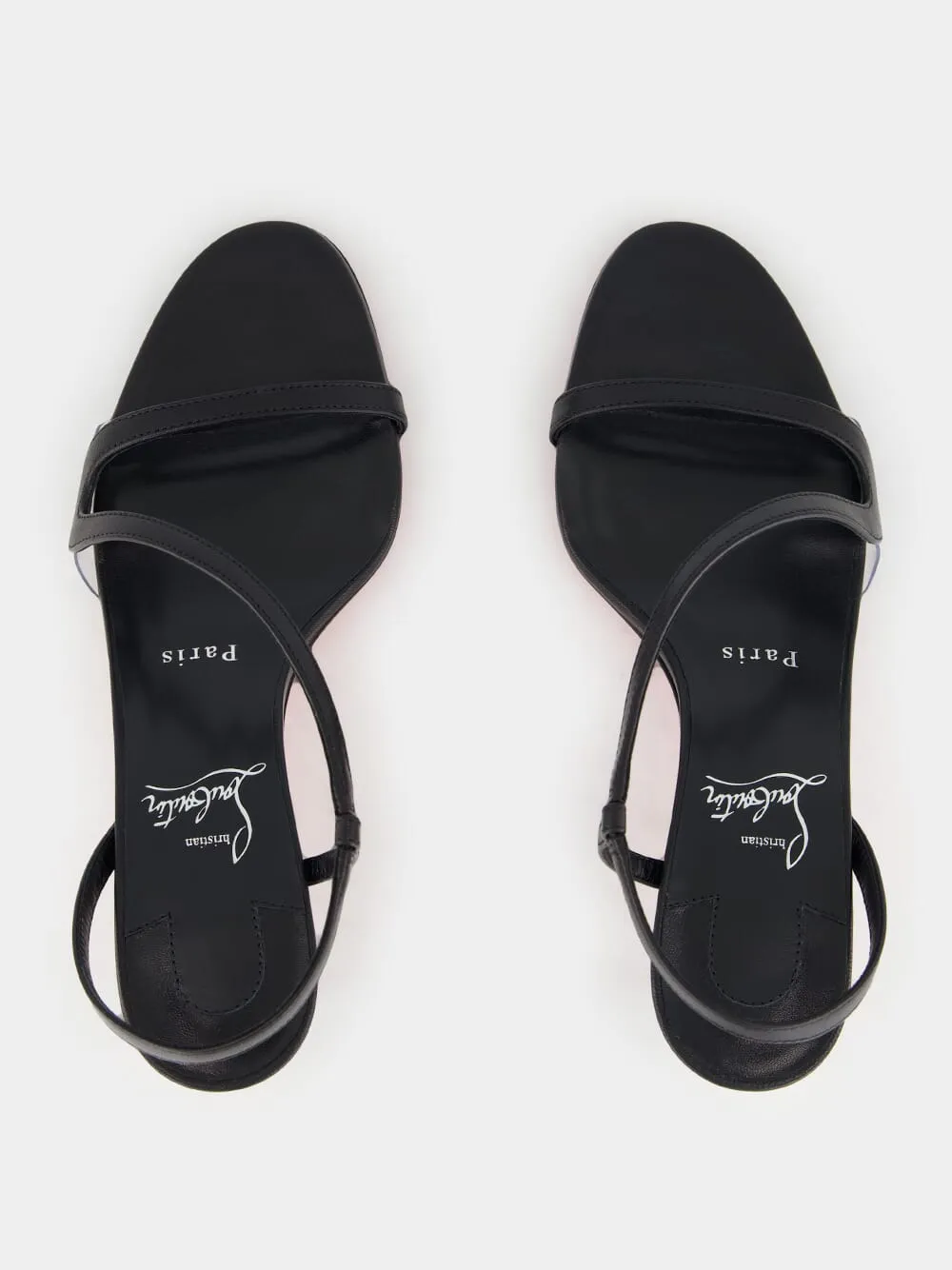 Black Leather Rosalie Sandals sold by Fashion Clinic product image thumbnail 4