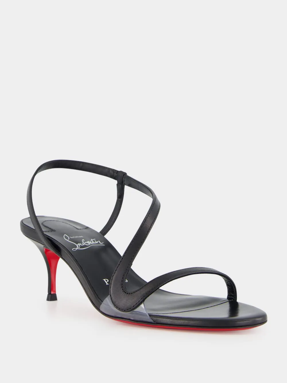 Black Leather Rosalie Sandals sold by Fashion Clinic product image thumbnail 2
