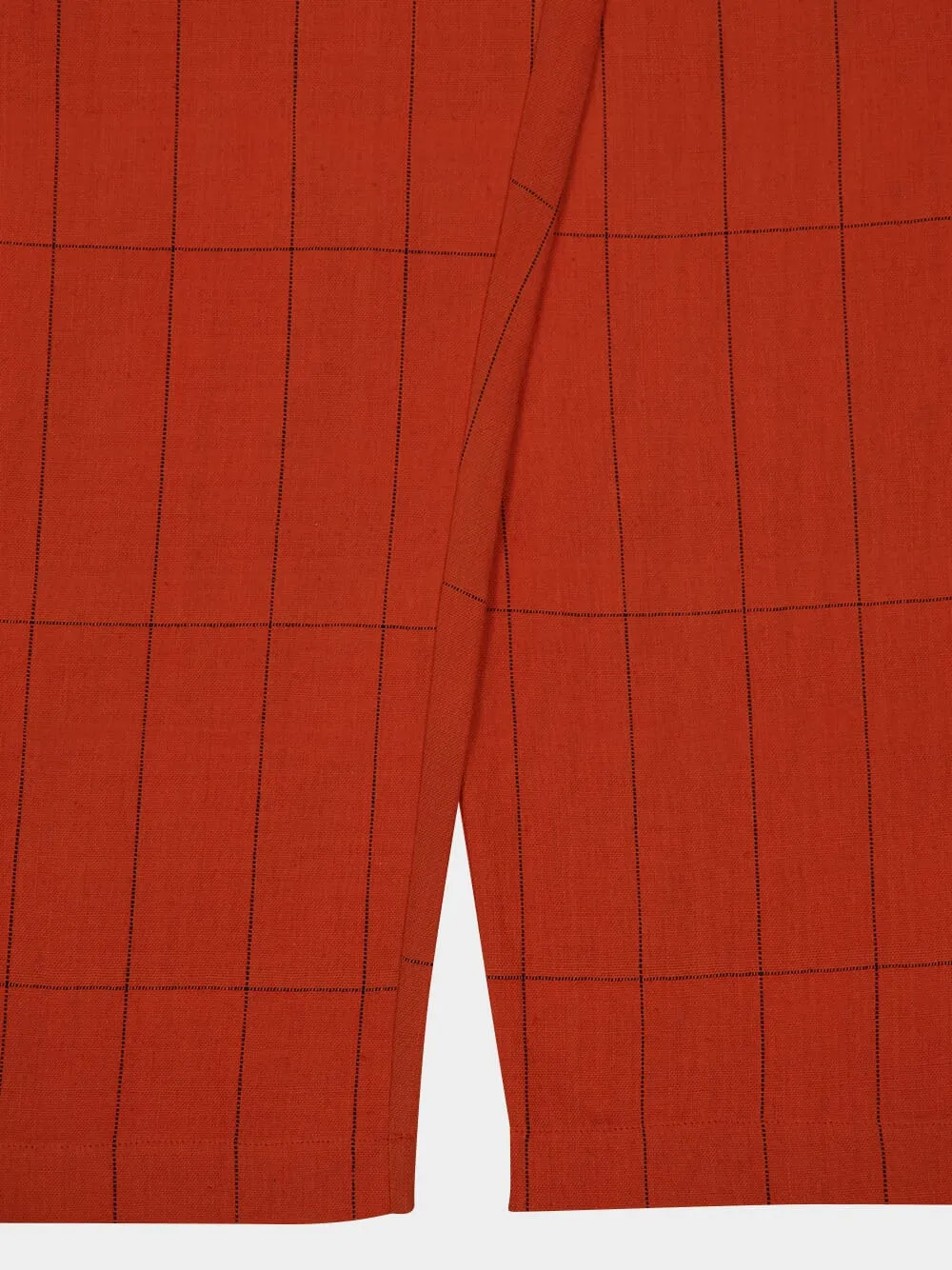 Dark Orange Anthem Hand-Woven Cotton Pants sold by Fashion Clinic product image thumbnail 4