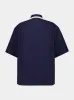 Dark Blue Heavy Poplin Cotton Shirt sold by Fashion Clinic