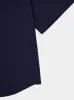 Dark Blue Heavy Poplin Cotton Shirt sold by Fashion Clinic