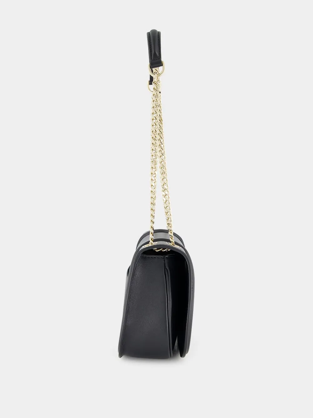 Black Leather Blondie Small Shoulder Bag sold by Fashion Clinic product image thumbnail 4