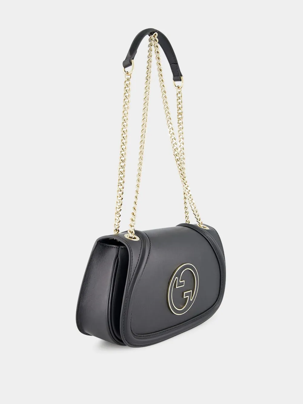 Black Leather Blondie Small Shoulder Bag sold by Fashion Clinic product image thumbnail 3
