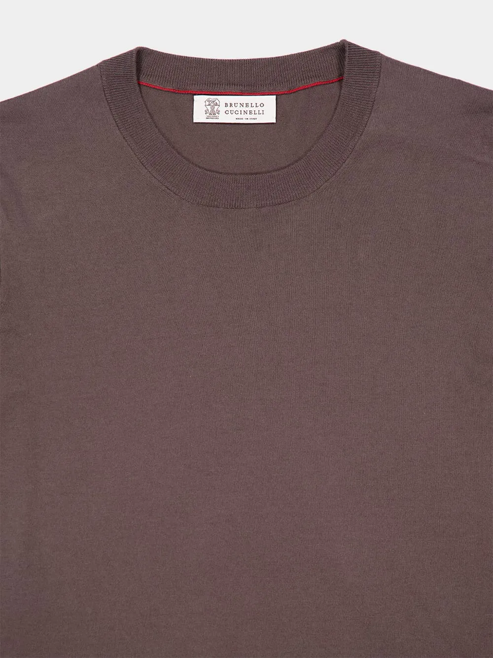 Brown Lightweight Cotton Sweater sold by Fashion Clinic product image thumbnail 3