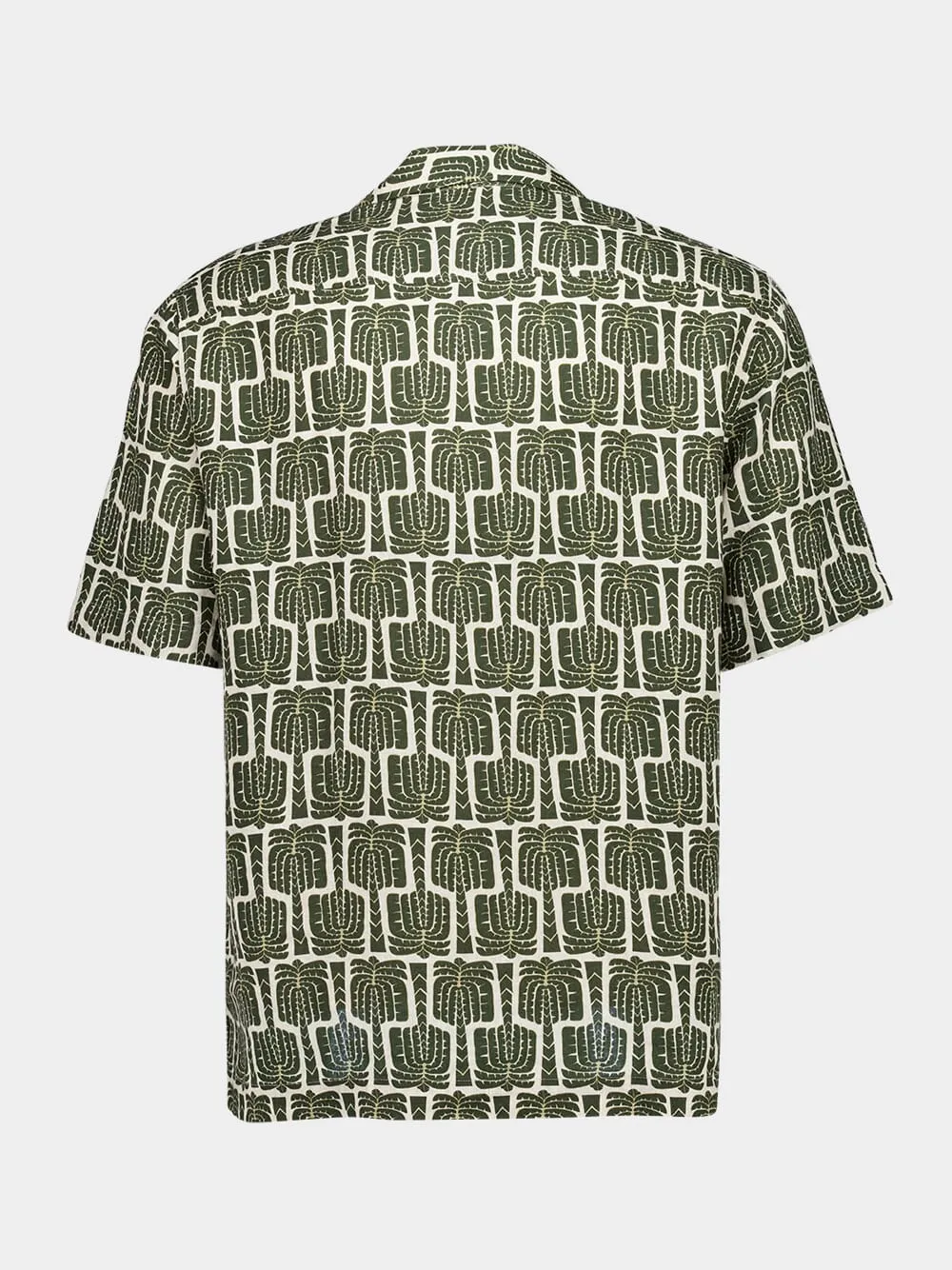 Dark Olive Roberto Linen Shirt sold by Fashion Clinic product image thumbnail 2