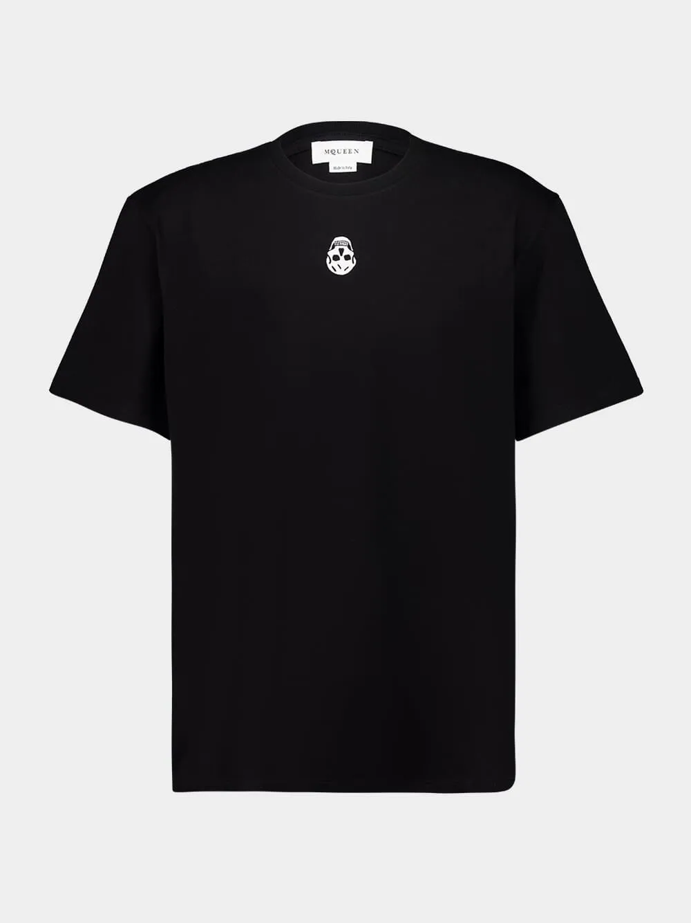 Black Skull Cotton T-Shirt sold by Fashion Clinic