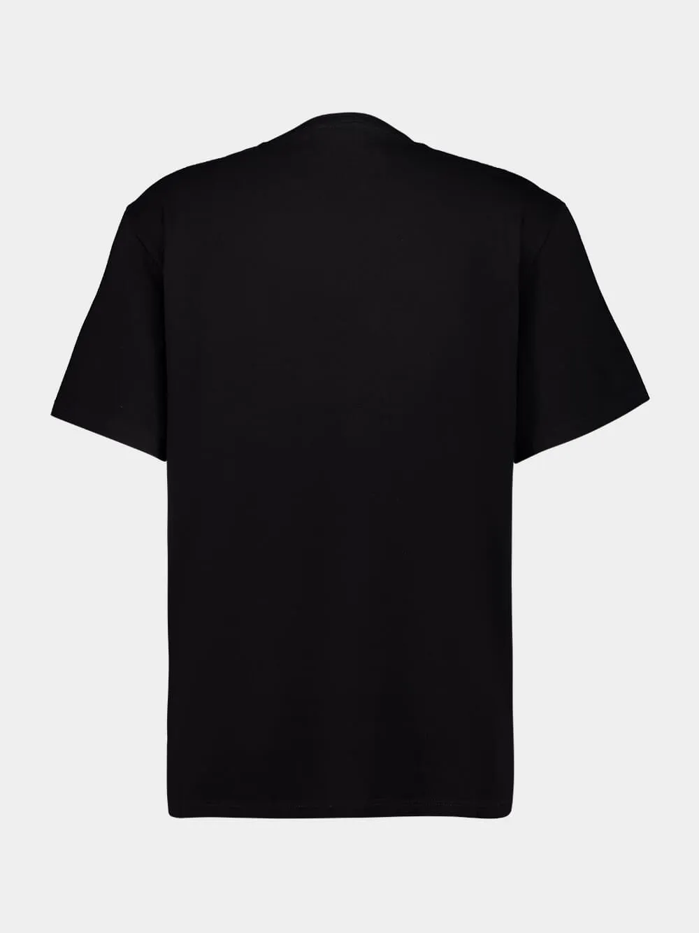 Black Skull Cotton T-Shirt sold by Fashion Clinic product image thumbnail 2