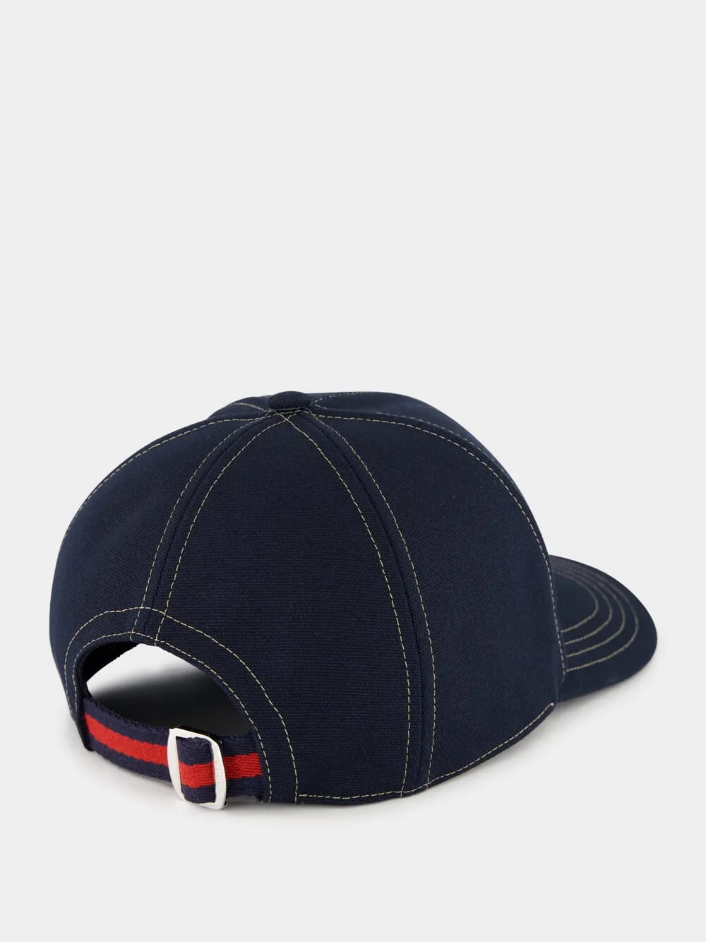 Dark Blue Cotton Yume Baseball Hat sold by Fashion Clinic product image thumbnail 2