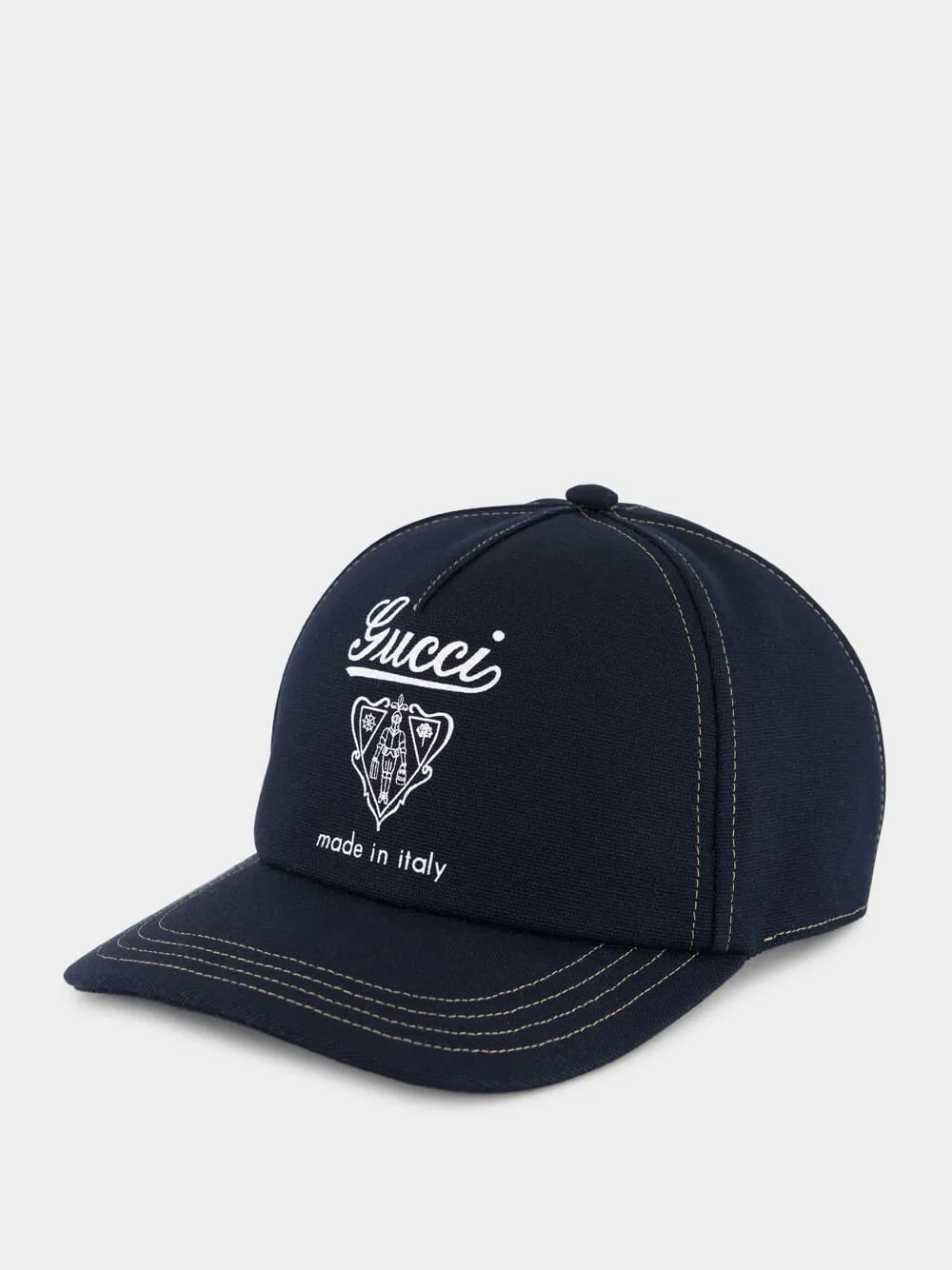 Dark Blue Cotton Yume Baseball Hat sold by Fashion Clinic