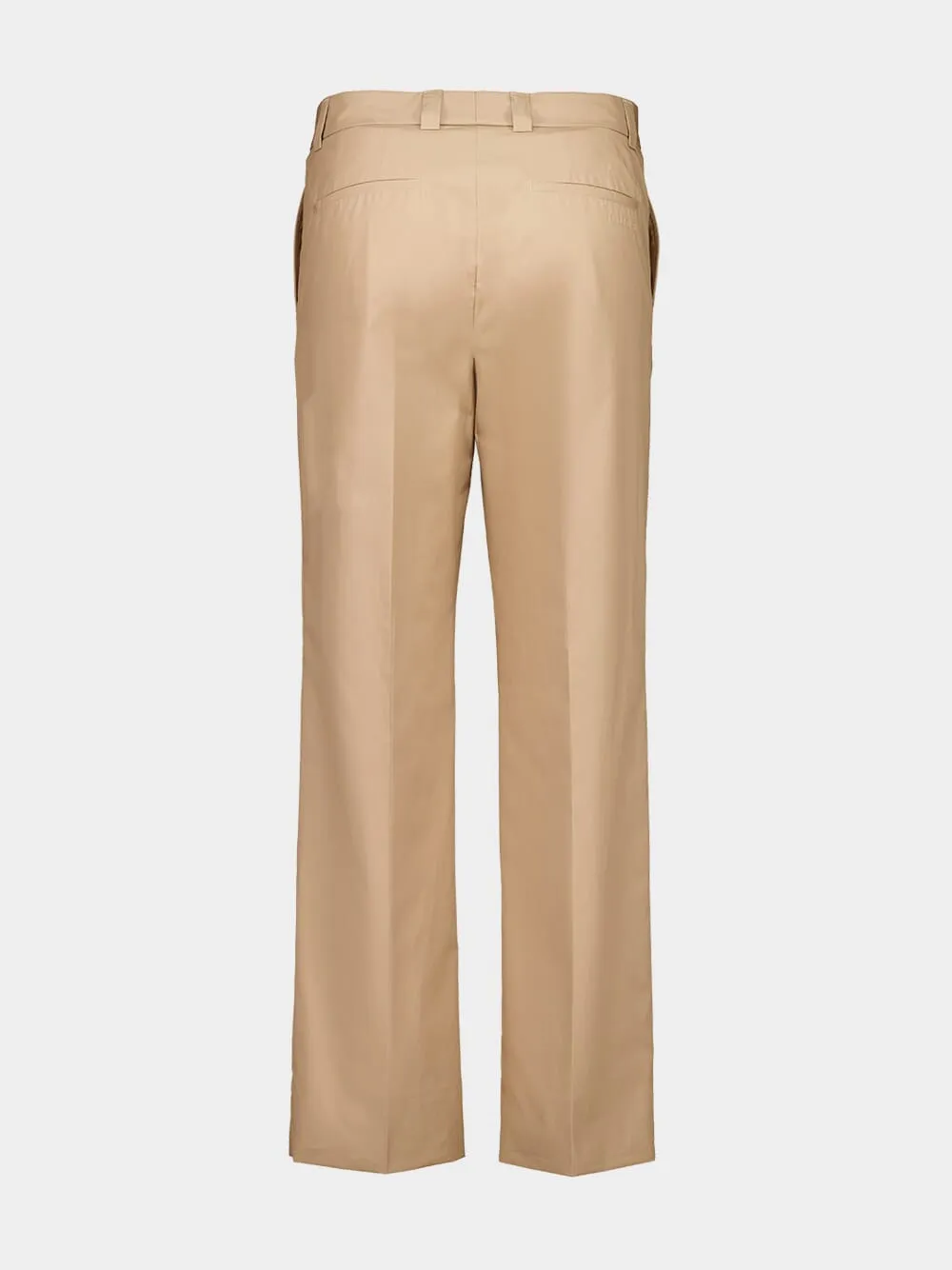 Beige Cotton Poplin Pants sold by Fashion Clinic product image thumbnail 2