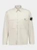 Sand Stretch Cotton Tela Overshirt sold by Fashion Clinic