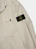 Sand Stretch Cotton Tela Overshirt sold by Fashion Clinic