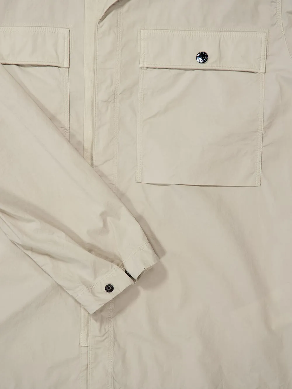 Sand Stretch Cotton Tela Overshirt sold by Fashion Clinic product image thumbnail 4