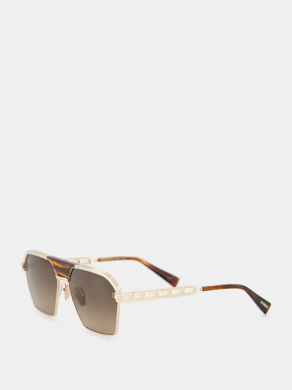 Gold Sergeant Aviator Sunglasses sold by Fashion Clinic product image thumbnail 3