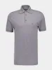 Grey Cotton Piqué Polo-Shirt with Branded Tag sold by Fashion Clinic