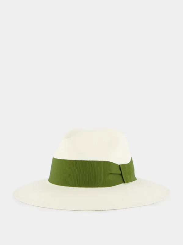 Rafael Panama Hat in Olive Green sold by Fashion Clinic