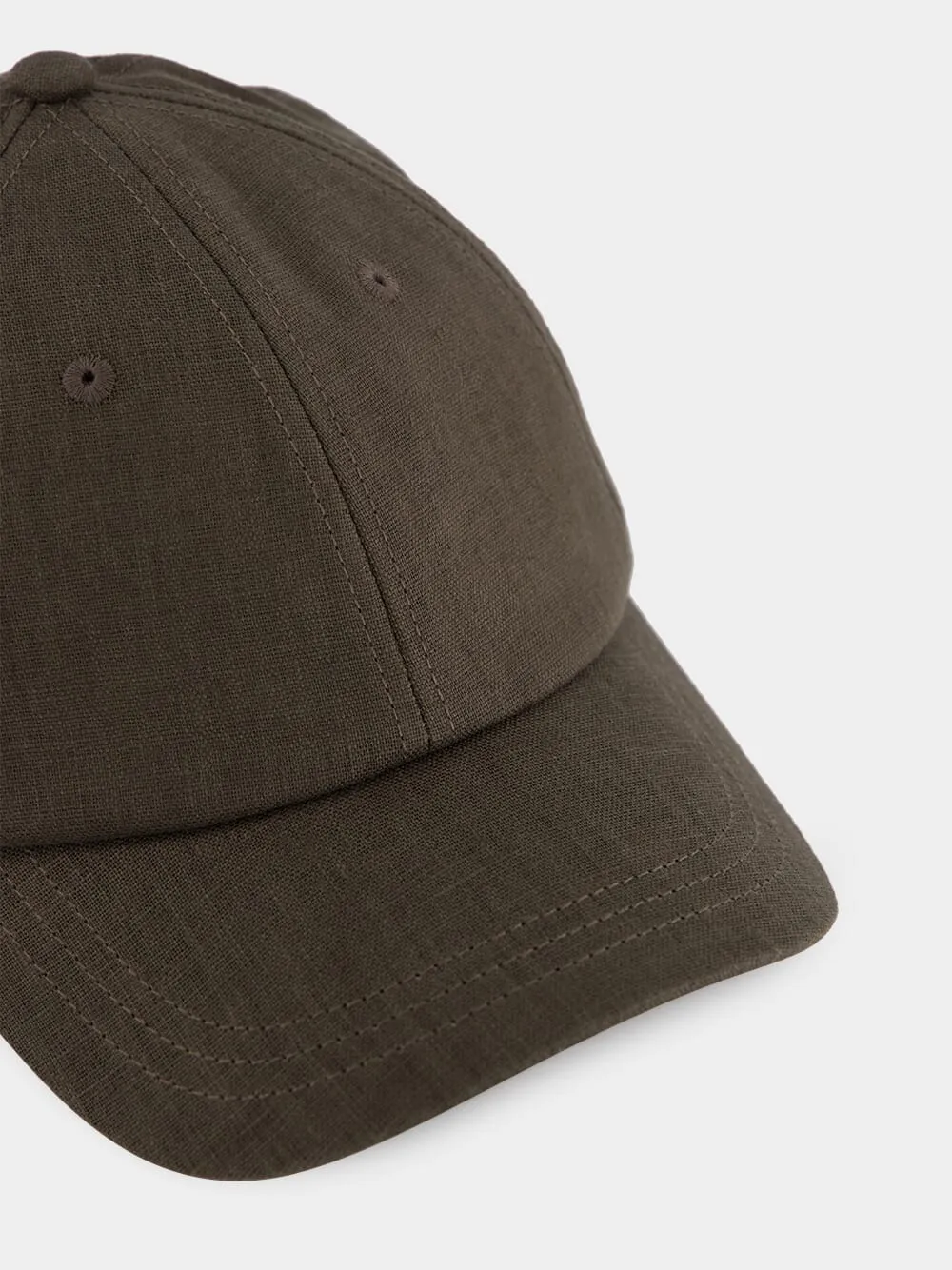 Fernando Linen Cap in Seawood sold by Fashion Clinic product image thumbnail 3