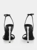 Black Patent Leather Sandals with Bamboo Heel sold by Fashion Clinic
