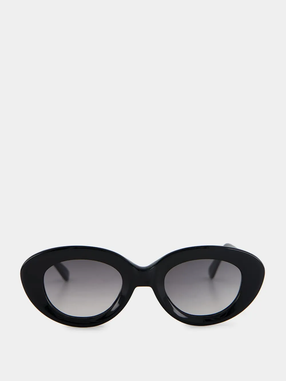 Gigi Black Cat-Eye Acetate Sunglasses sold by Fashion Clinic