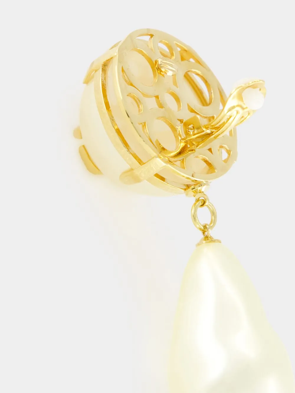 Teardrop Earrings with DG Logo sold by Fashion Clinic product image thumbnail 5
