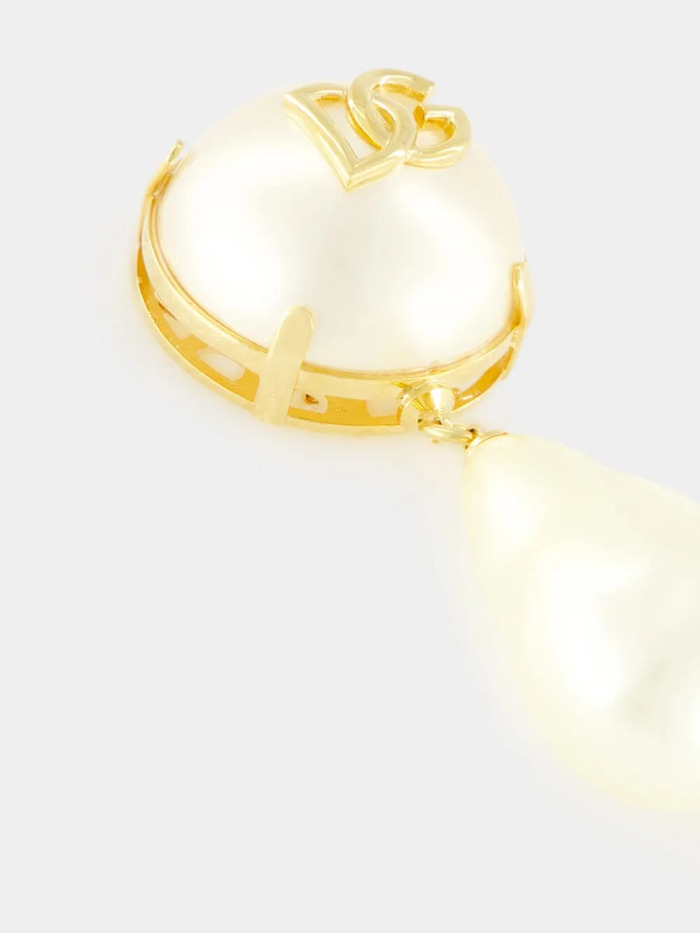 Teardrop Earrings with DG Logo sold by Fashion Clinic product image thumbnail 4