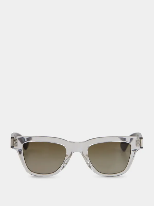 Crystal Green Wellington Sunglasses sold by Fashion Clinic