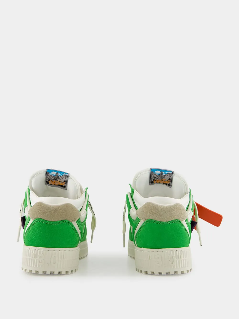 Purple and Light Green Floating Arrow Sneakers sold by Fashion Clinic product image thumbnail 4