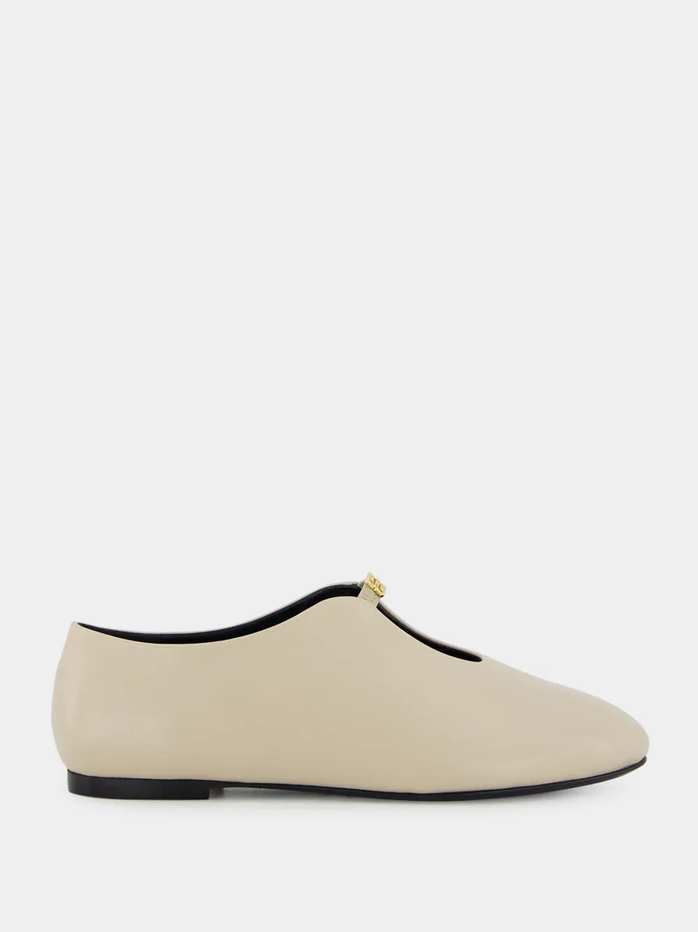 Beige 4G Liquid Ballerinas sold by Fashion Clinic