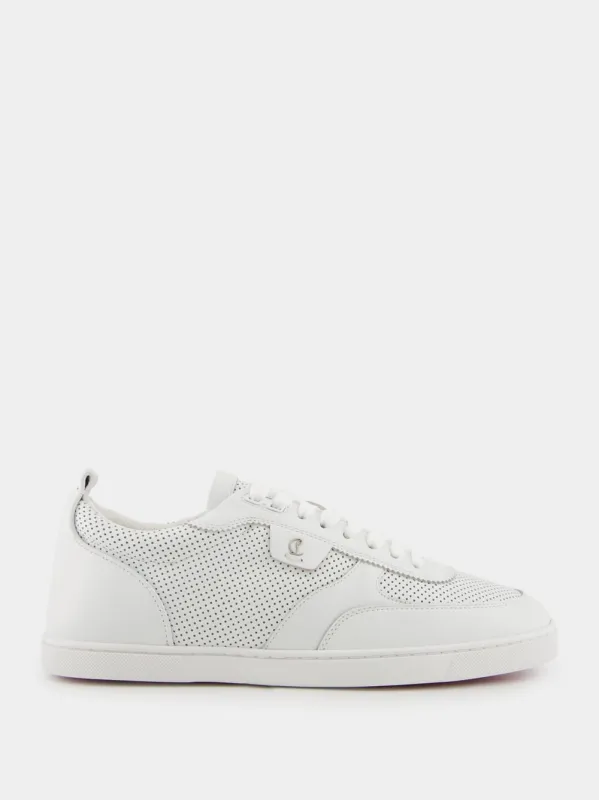 White Tutti Rui Calf Leather Sneakers sold by Fashion Clinic
