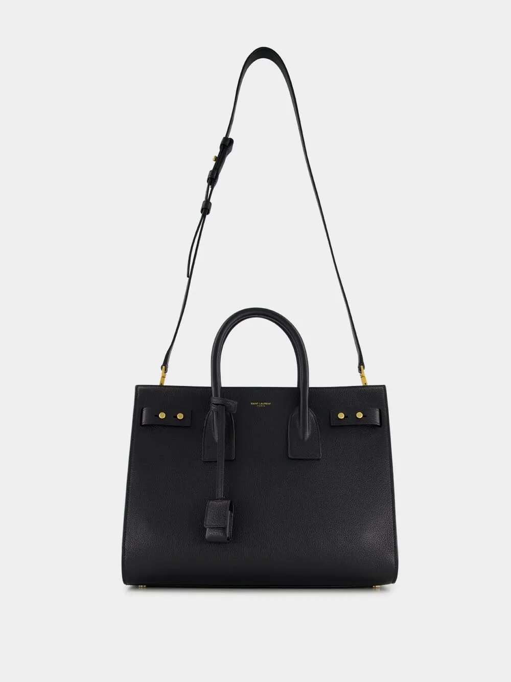 Black Small Sac de Jour in Supple Grained Leather sold by Fashion Clinic product image thumbnail 3