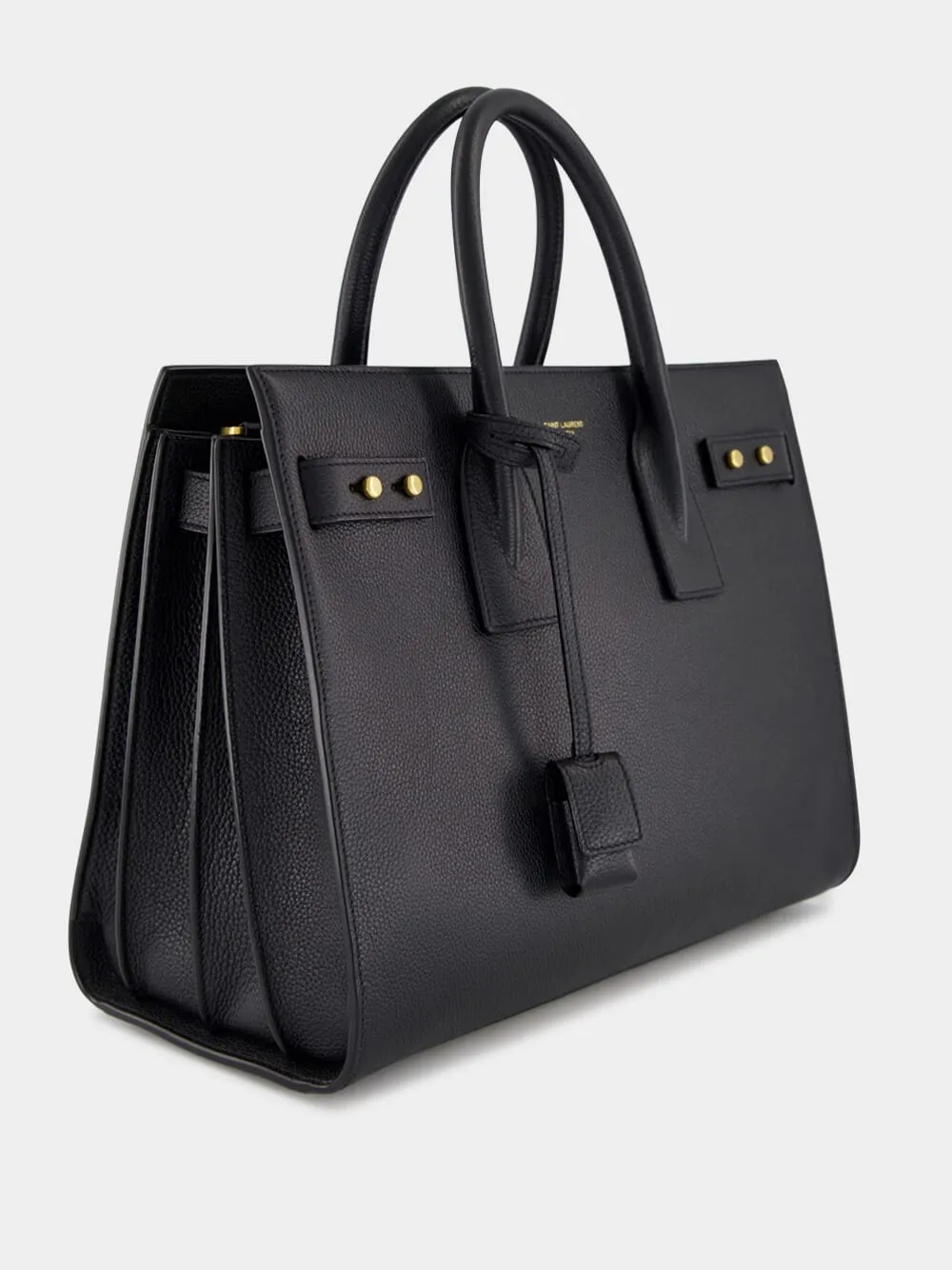 Black Small Sac de Jour in Supple Grained Leather sold by Fashion Clinic product image thumbnail 4