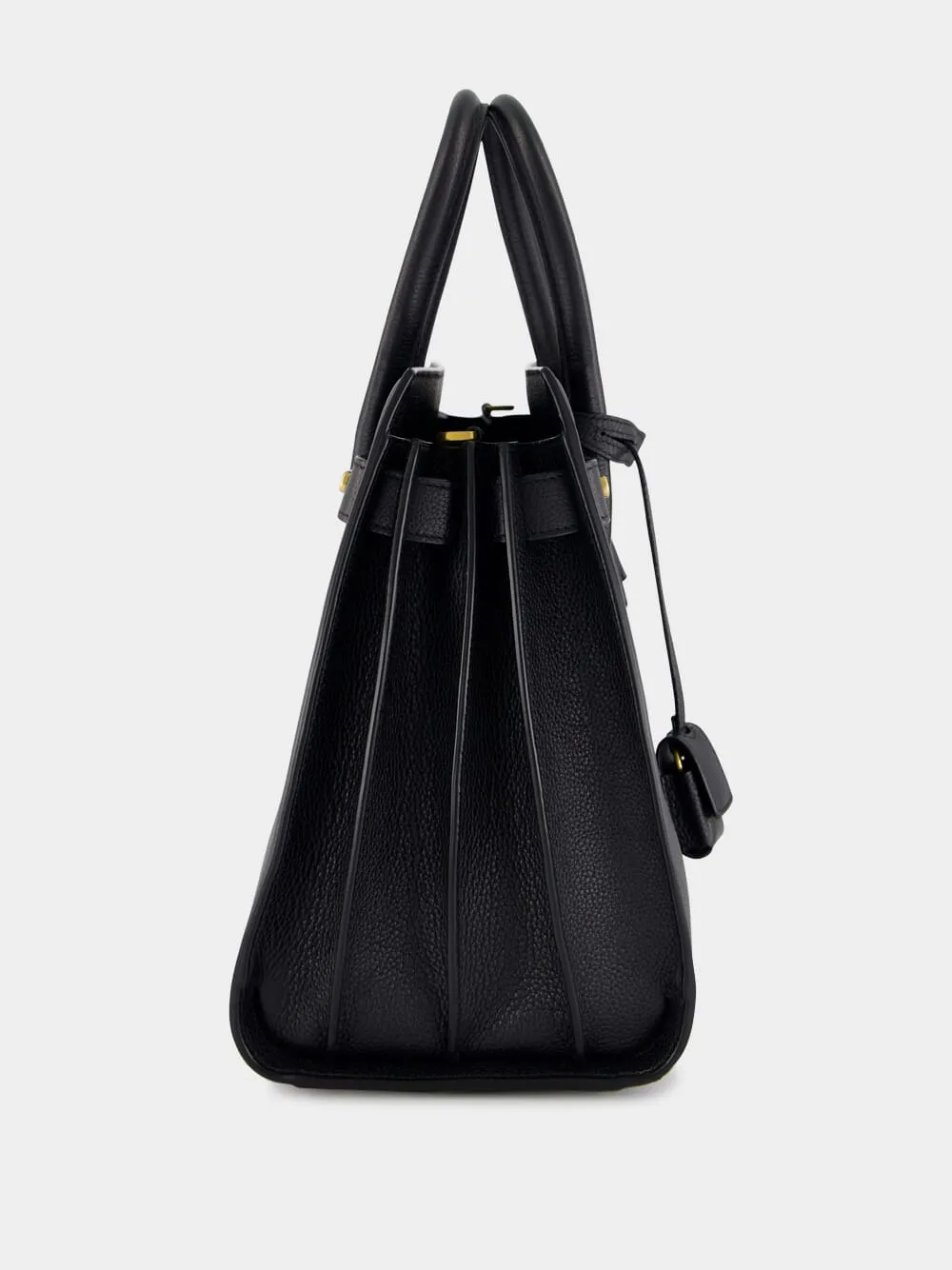 Black Small Sac de Jour in Supple Grained Leather sold by Fashion Clinic product image thumbnail 5