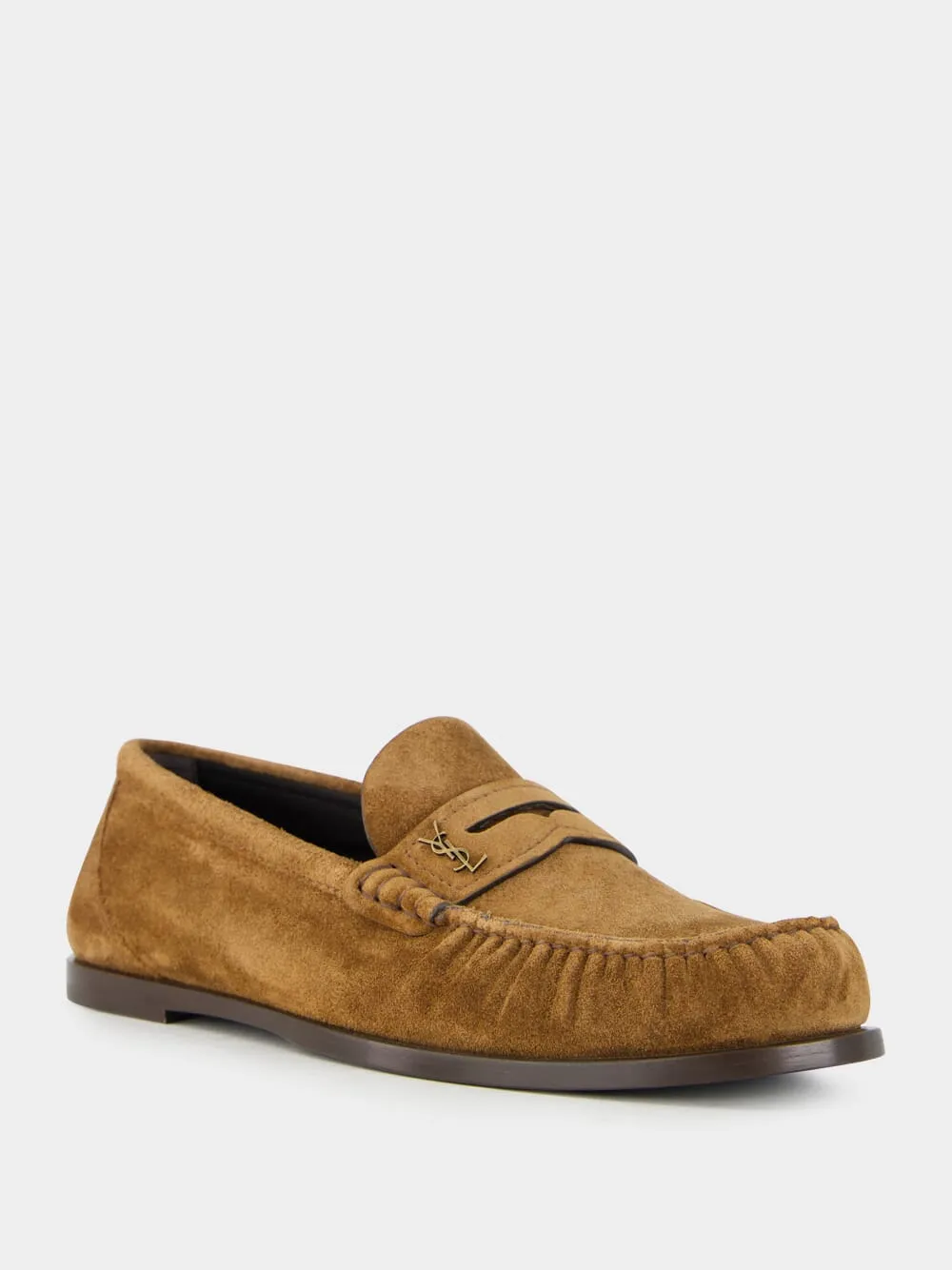 Snuff Brown Loafers in Suede sold by Fashion Clinic product image thumbnail 2