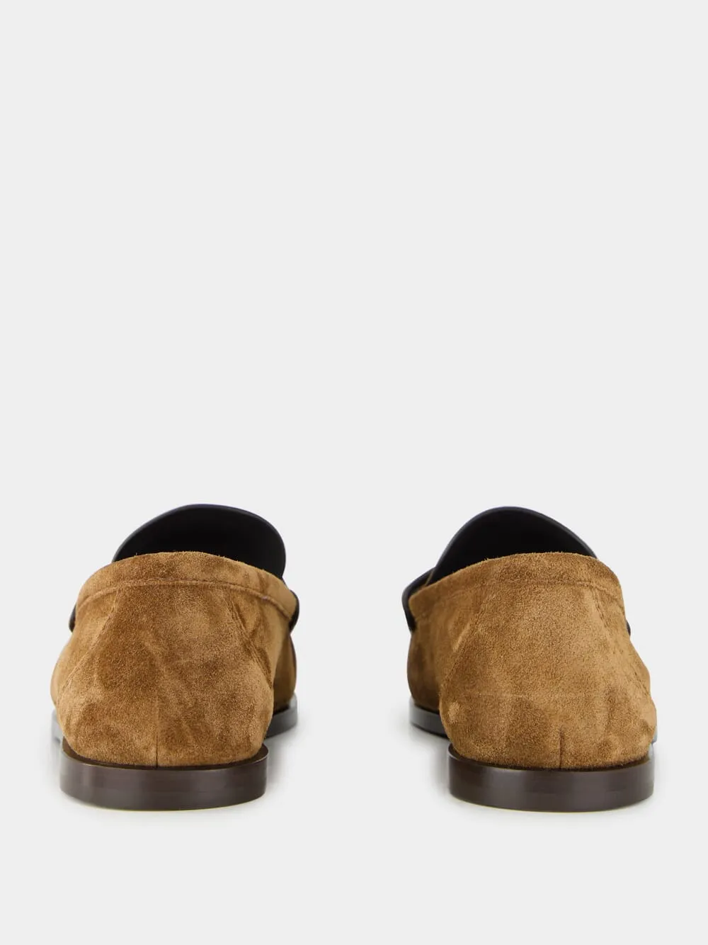 Snuff Brown Loafers in Suede sold by Fashion Clinic product image thumbnail 5