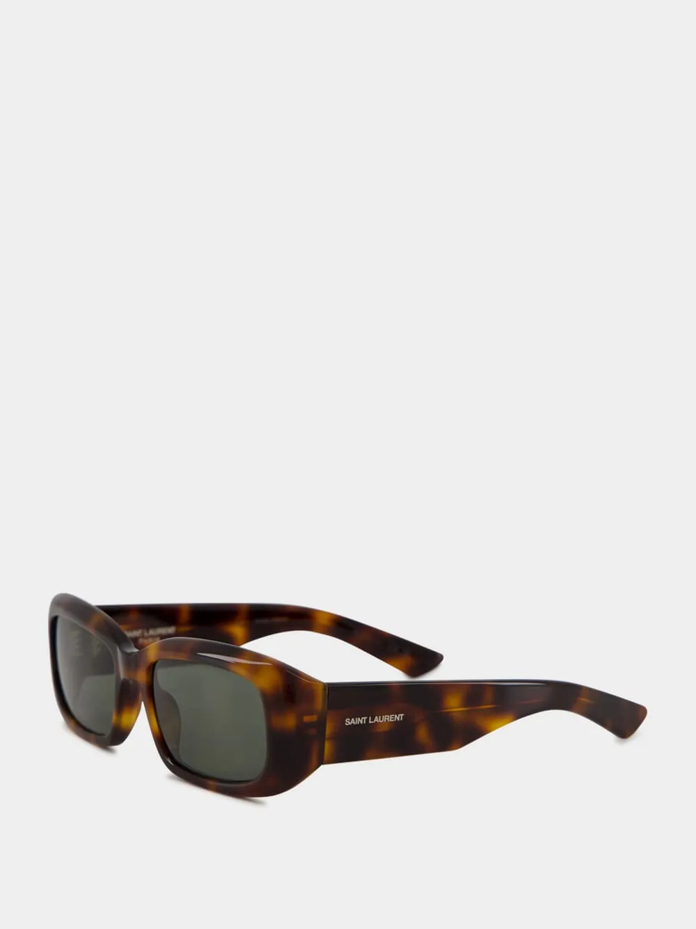 Medium Havana and Grey Rectangular Sunglasses sold by Fashion Clinic product image thumbnail 3